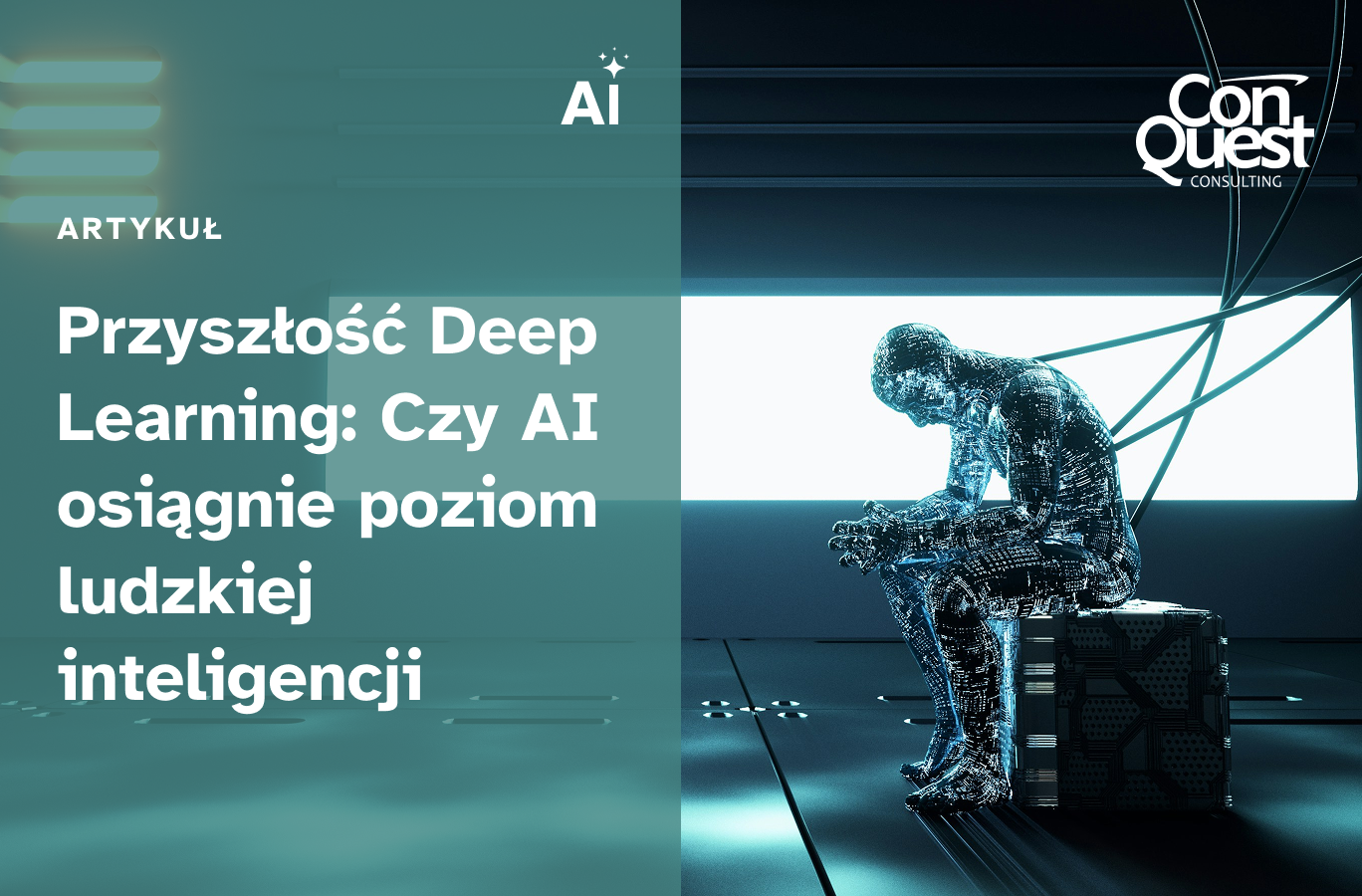Okładka artykułu: "Przyszłość Deep Learning: Czy AI osiągnie poziom ludzkiej inteligencji"