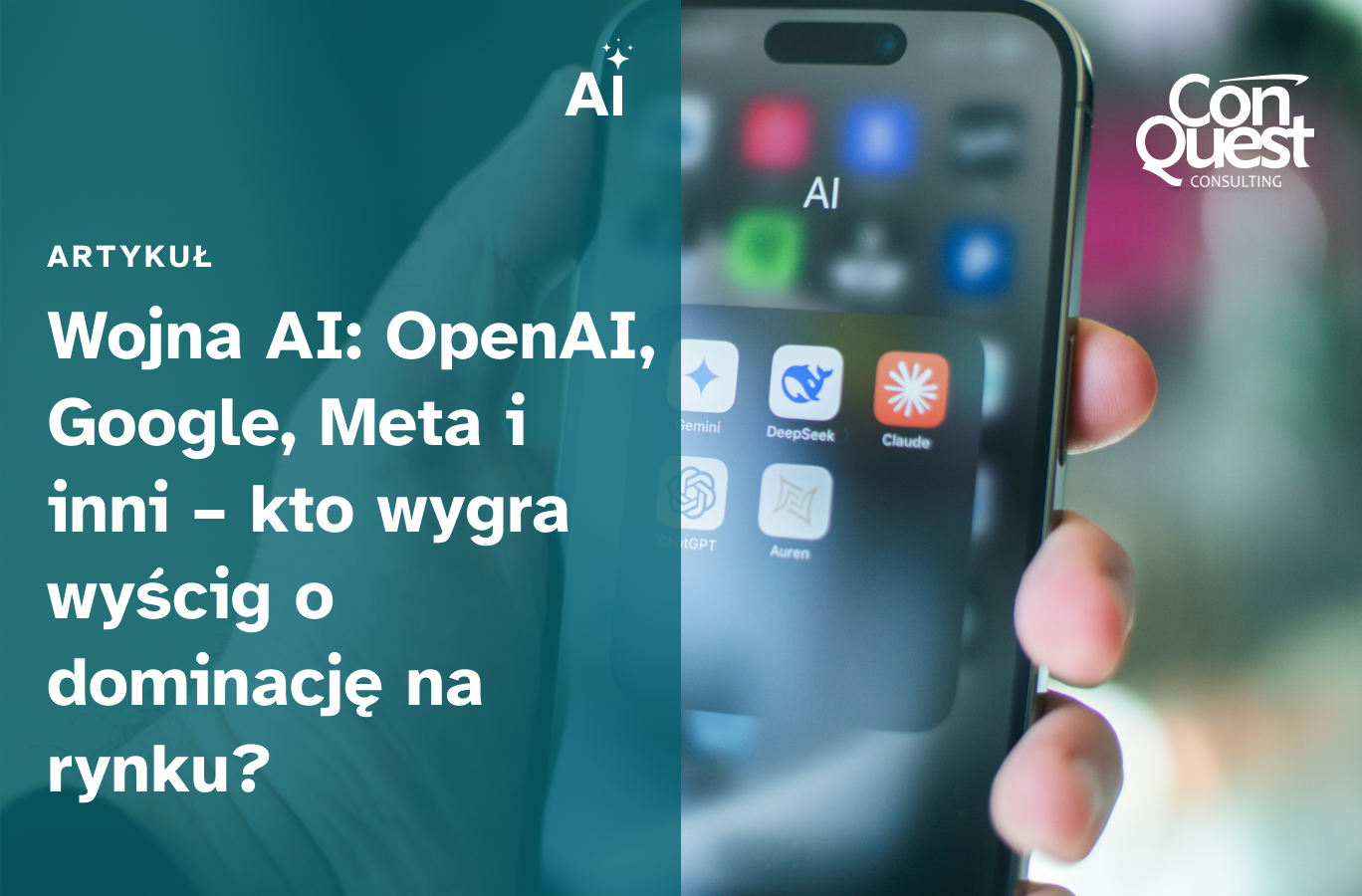 Okładka artykułu Wojna AI: OpenAI, Google, Meta i inni – kto wygra wyścig o dominację na rynku modeli językowych?